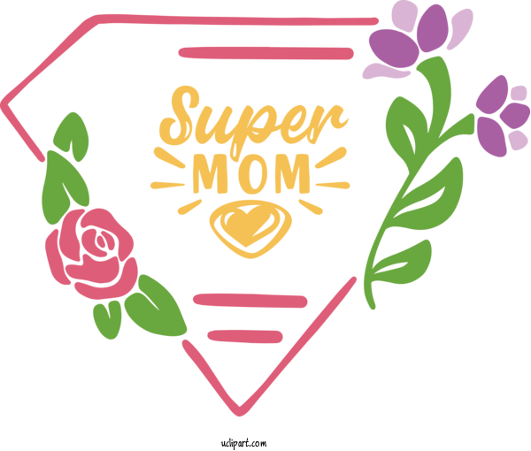 Free Holidays Mother's Day T Shirt Gift For Mothers Day Clipart Transparent Background