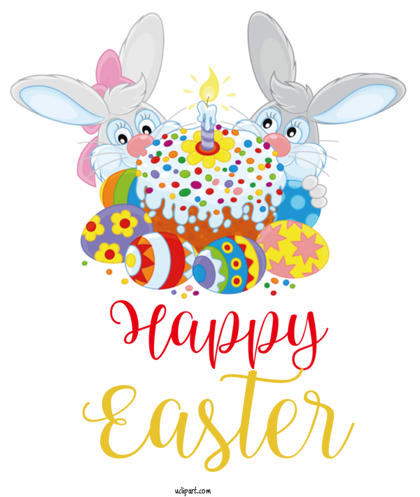 Free Holidays Easter Bunny Paskha Easter Egg For Easter Clipart Transparent Background