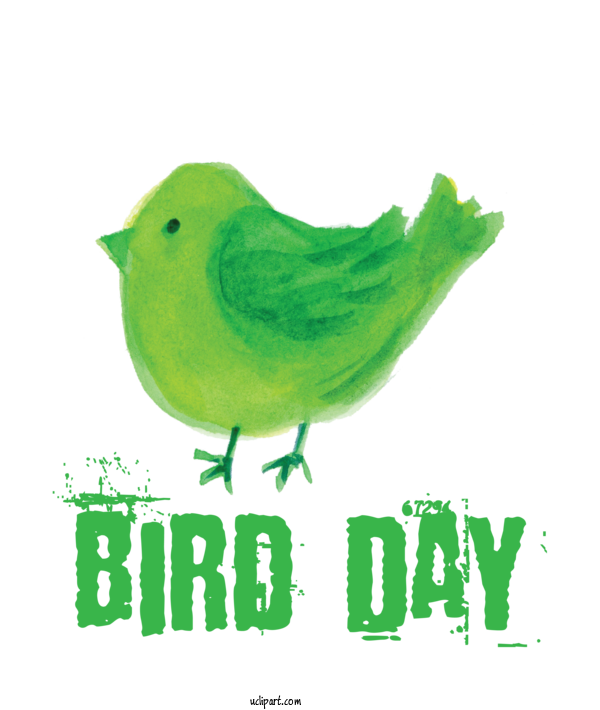 Free Holidays Birds Logo Font For International Bird Day Clipart Transparent Background