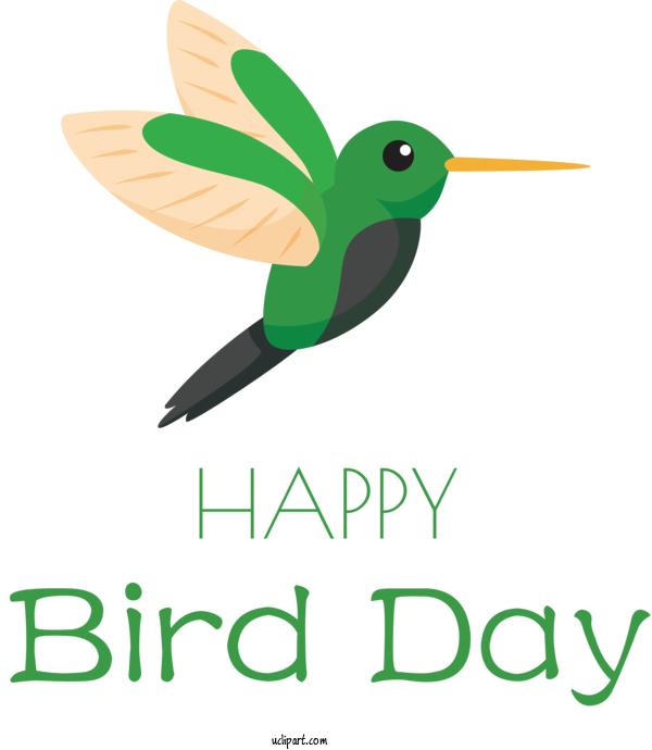 Free Holidays Hummingbirds Logo Artificial Hair Integrations For International Bird Day Clipart Transparent Background