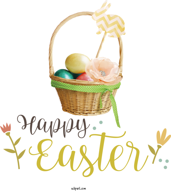Free Holidays Gift Basket Hamper Picnic Basket For Easter Clipart Transparent Background