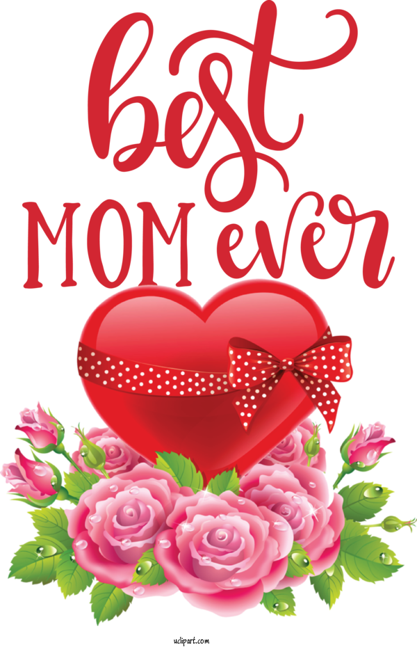 Free Holidays	 Valentine's Day Mother's Day Heart For Mothers Day Clipart Transparent Background
