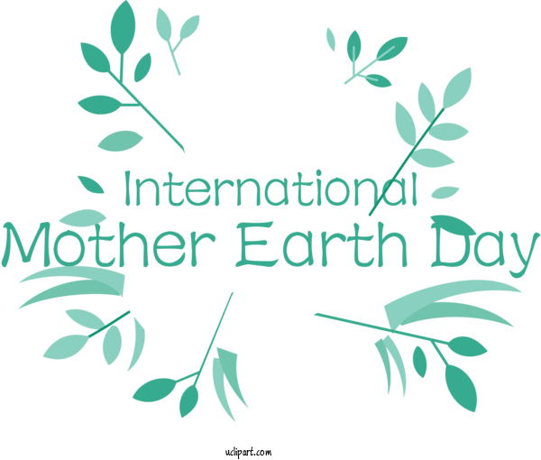 Free Holidays Green Line Meter For International Mother Earth Day Clipart Transparent Background