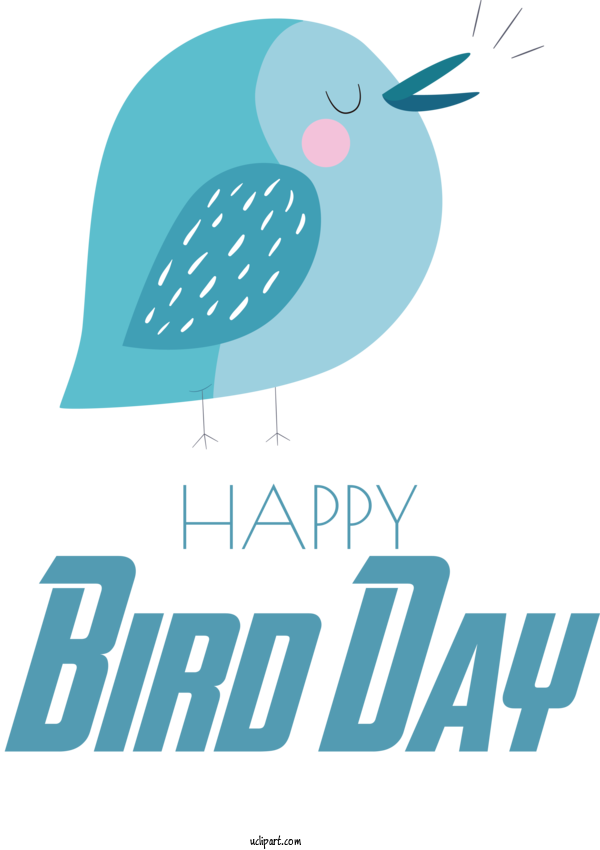 Free Holidays Design Logo Meter For International Bird Day Clipart Transparent Background