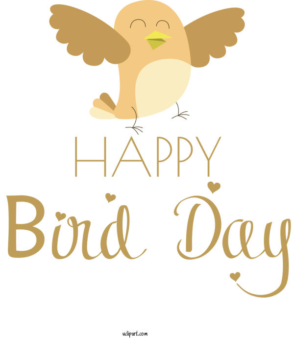 Free Holidays Logo Birds Character For International Bird Day Clipart Transparent Background