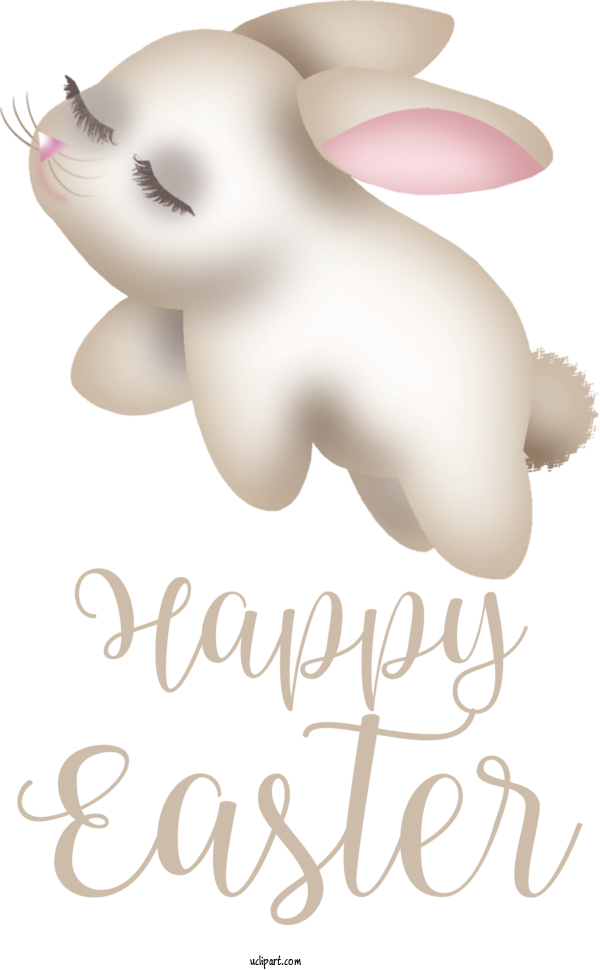 Free Holidays Hares Character Dog For Easter Clipart Transparent Background