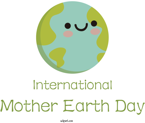 Free Holidays Logo Green Icon For International Mother Earth Day Clipart Transparent Background