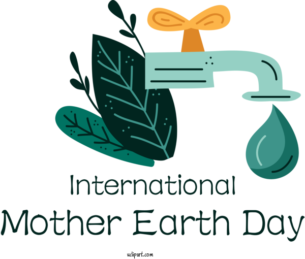 Free Holidays Logo Design NewLeaf Symbiotics For International Mother Earth Day Clipart Transparent Background