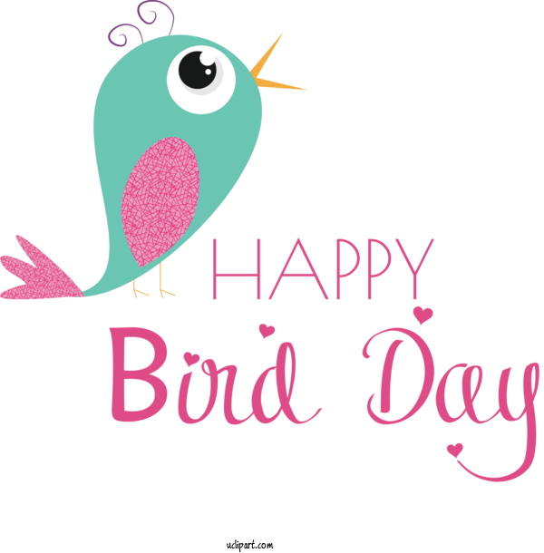 Free Holidays Logo Design Birds For International Bird Day Clipart Transparent Background