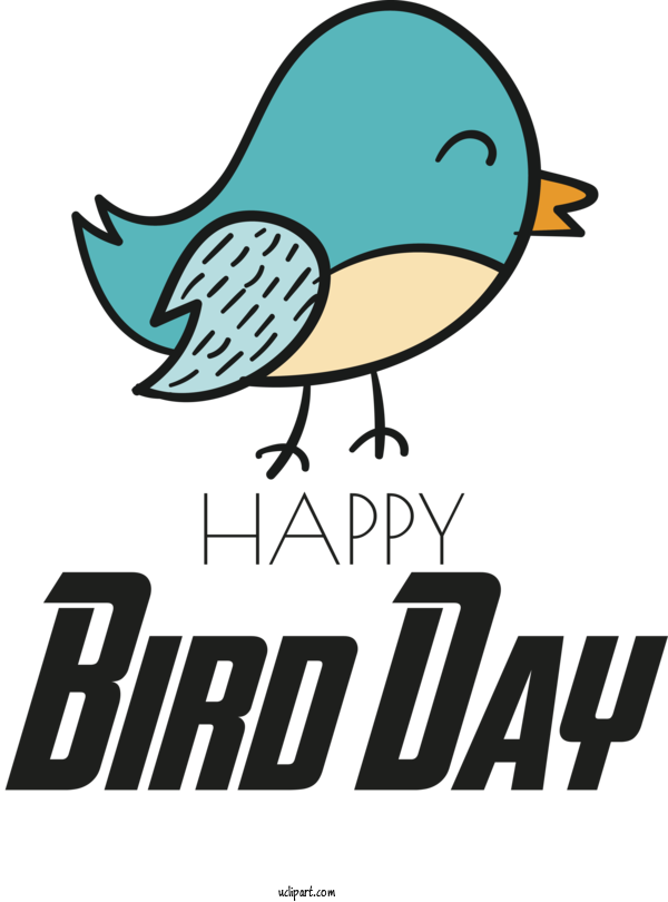 Free Holidays Birds Ducks Beak For International Bird Day Clipart Transparent Background