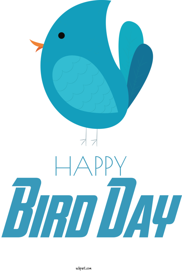 Free Holidays Design Logo Beak For International Bird Day Clipart Transparent Background