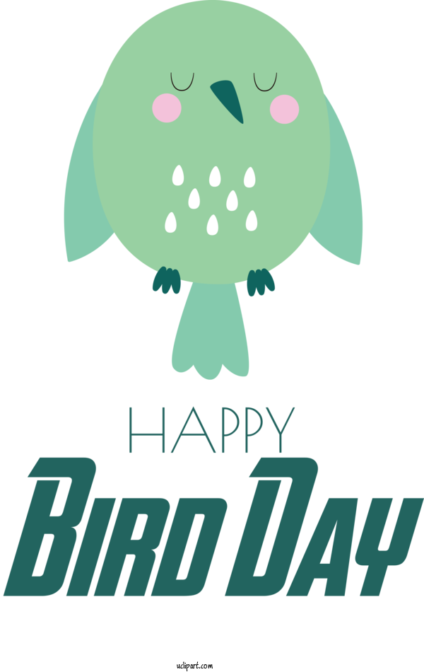 Free Holidays Logo Cartoon Meter For International Bird Day Clipart Transparent Background