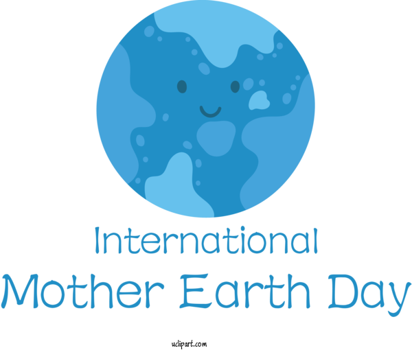 Free Holidays Logo Font Line For International Mother Earth Day Clipart Transparent Background