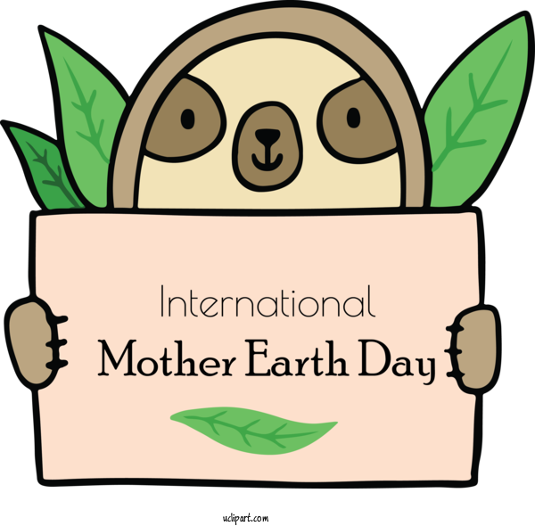 Free Holidays Medallia Cartoon For International Mother Earth Day Clipart Transparent Background