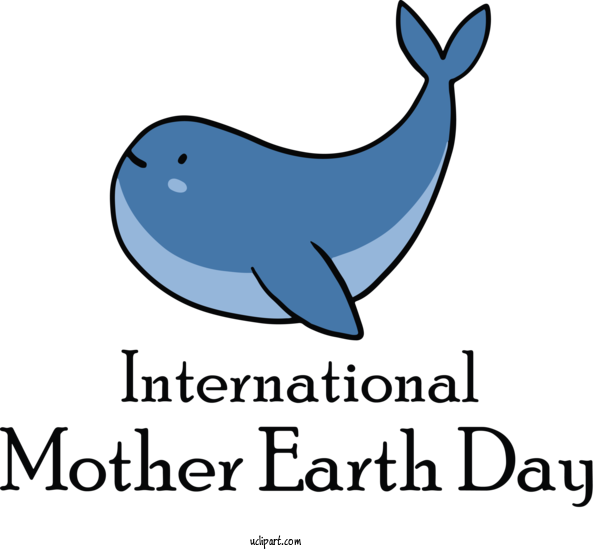 Free Holidays Dolphin Porpoises Cetaceans For International Mother Earth Day Clipart Transparent Background