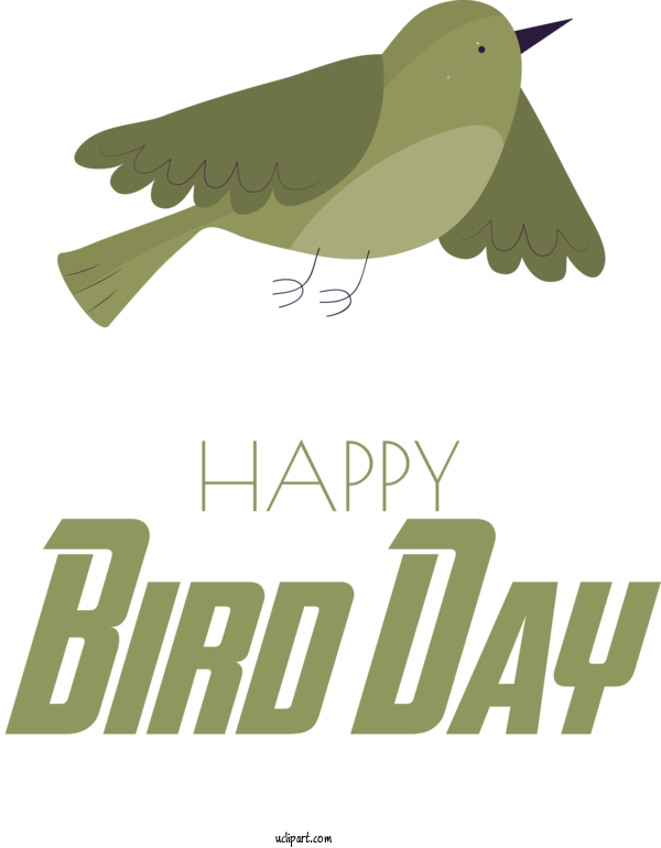 Free Holidays Birds Logo Meter For International Bird Day Clipart Transparent Background