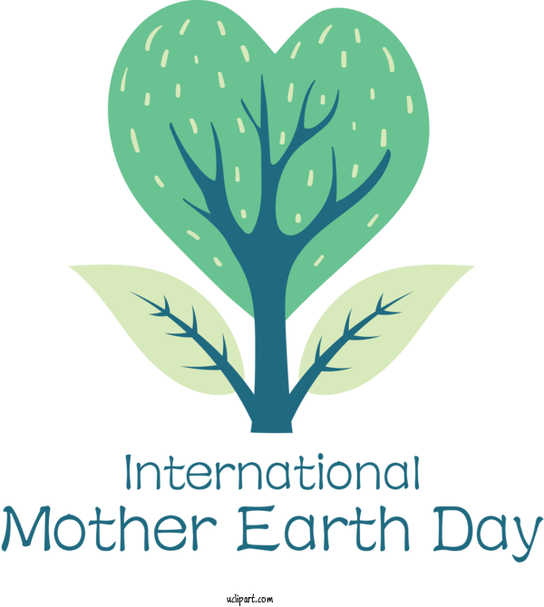 Free Holidays Plant Stem Leaf Logo For International Mother Earth Day Clipart Transparent Background