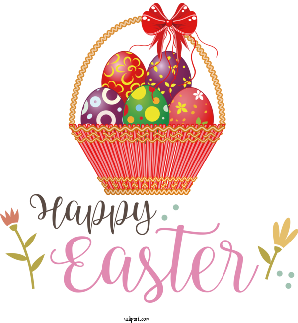 Free Holidays Easter Basket Easter Egg Easter Bunny For Easter Clipart Transparent Background