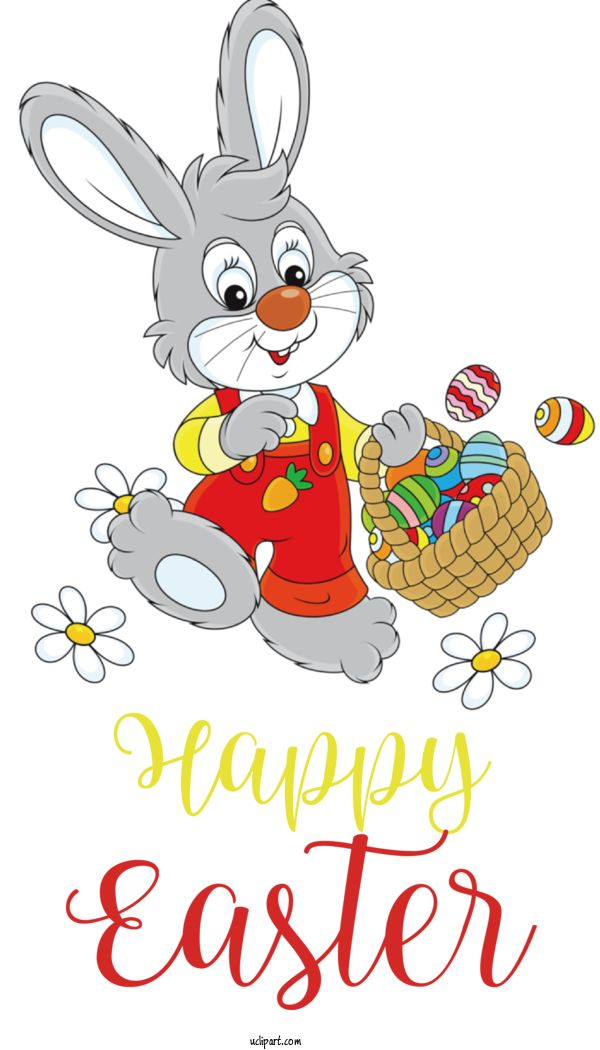 Free Holidays Rabbit Royalty Free European Rabbit For Easter Clipart Transparent Background