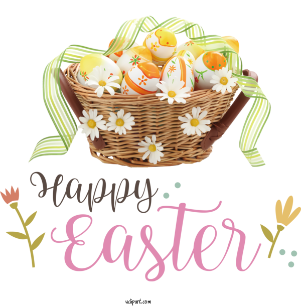 Free Holidays Gift Basket Floral Design Basket For Easter Clipart Transparent Background