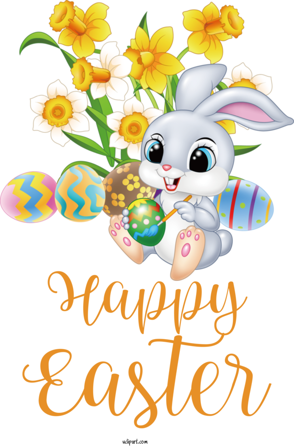 Free Holidays Easter Bunny Easter Egg Easter Food For Easter Clipart Transparent Background