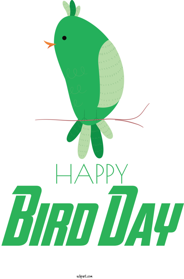 Free Holidays Logo Birds Beak For International Bird Day Clipart Transparent Background