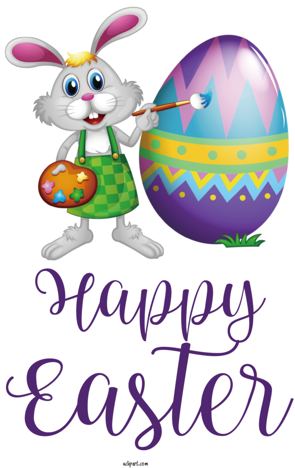 Free Holidays Easter Bunny Easter Egg Cadbury Creme Egg For Easter Clipart Transparent Background