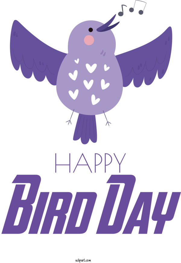Free Holidays Cartoon Logo Birds For International Bird Day Clipart Transparent Background