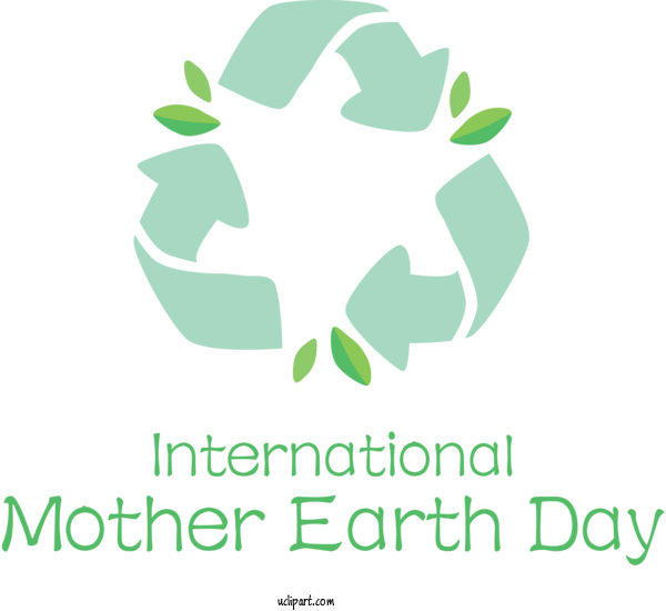 Free Holidays Logo Diagram Leaf For International Mother Earth Day Clipart Transparent Background