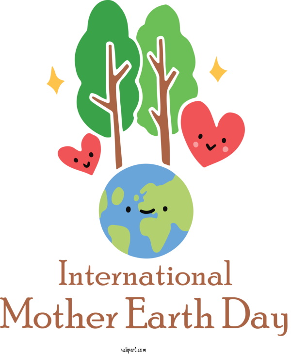 Free Holidays Logo Cartoon Teenage Pregnancy For International Mother Earth Day Clipart Transparent Background