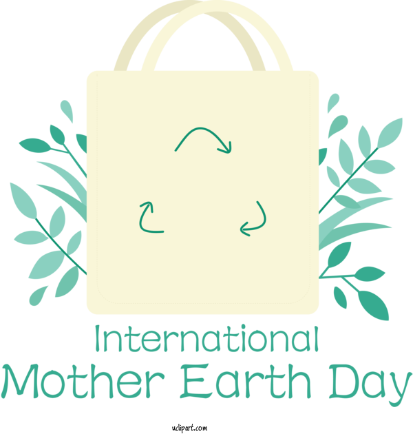 Free Holidays Logo Green Leaf For International Mother Earth Day Clipart Transparent Background