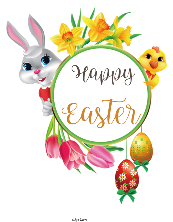 Free Holidays Easter Bunny Easter Egg Sham Ennessim For Easter Clipart Transparent Background