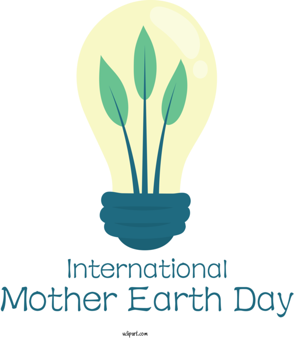 Free Holidays Logo Design Flower For International Mother Earth Day Clipart Transparent Background