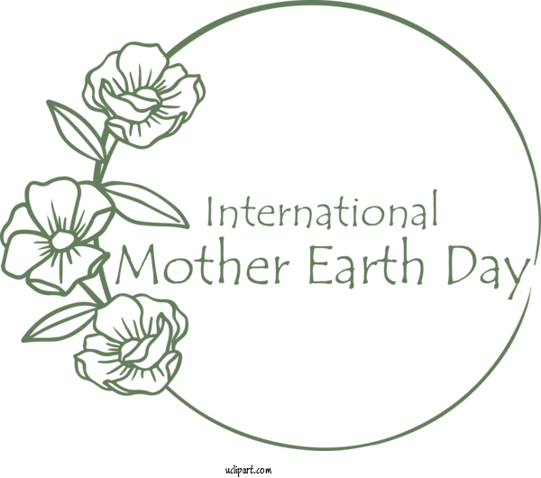 Free Holidays Leaf Floral Design Plant Stem For International Mother Earth Day Clipart Transparent Background