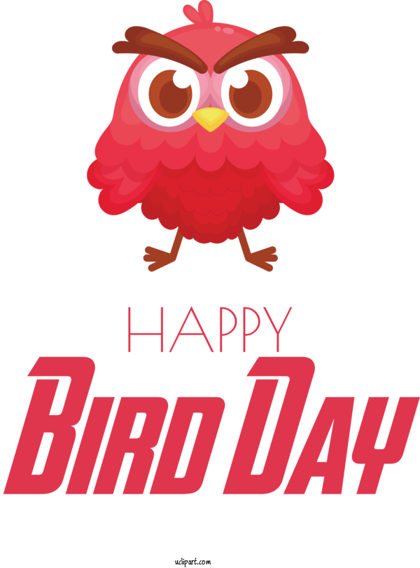 Free Holidays Owls Logo Design For International Bird Day Clipart Transparent Background