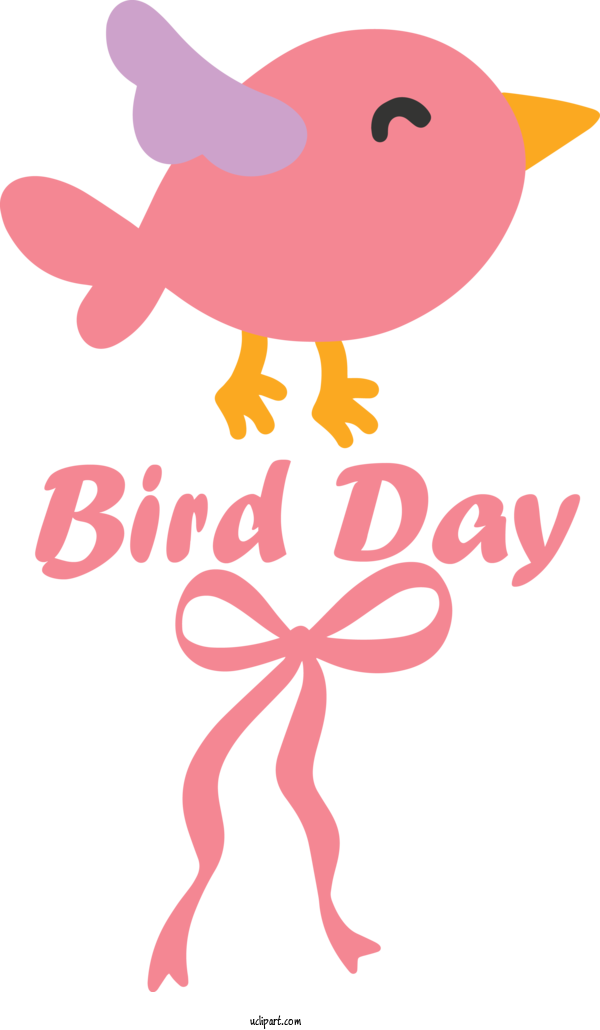Free Holidays Birds Design Cartoon For International Bird Day Clipart Transparent Background