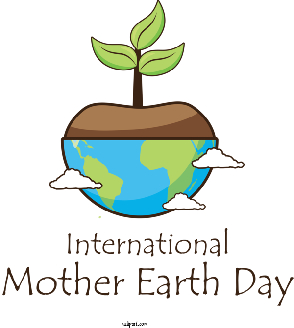 Free Holidays Logo Drawing For International Mother Earth Day Clipart Transparent Background