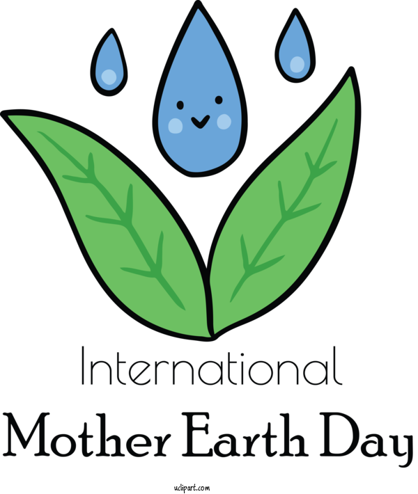 Free Holidays Leaf Plant Stem Logo For International Mother Earth Day Clipart Transparent Background