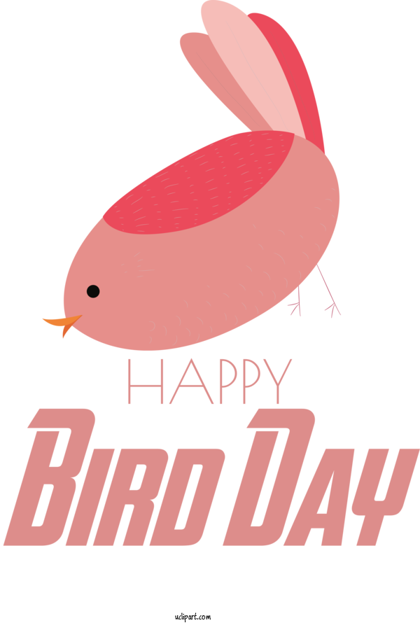 Free Holidays Logo Red Meter For International Bird Day Clipart Transparent Background