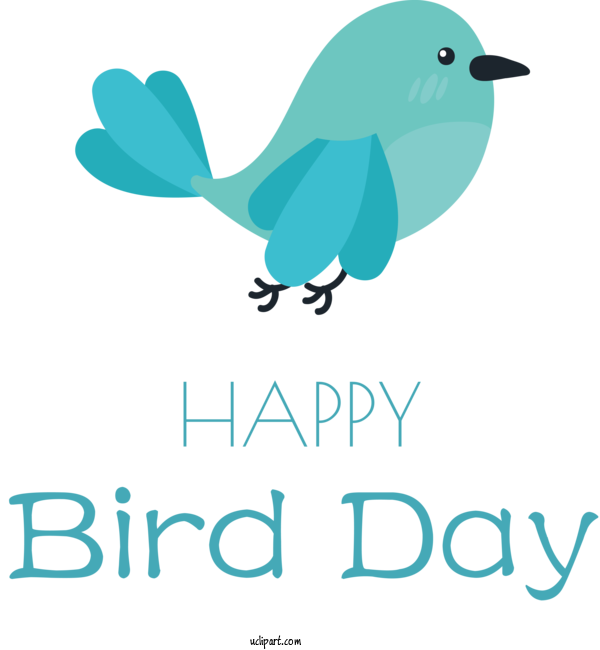 Free Holidays Logo Birds Design For International Bird Day Clipart Transparent Background