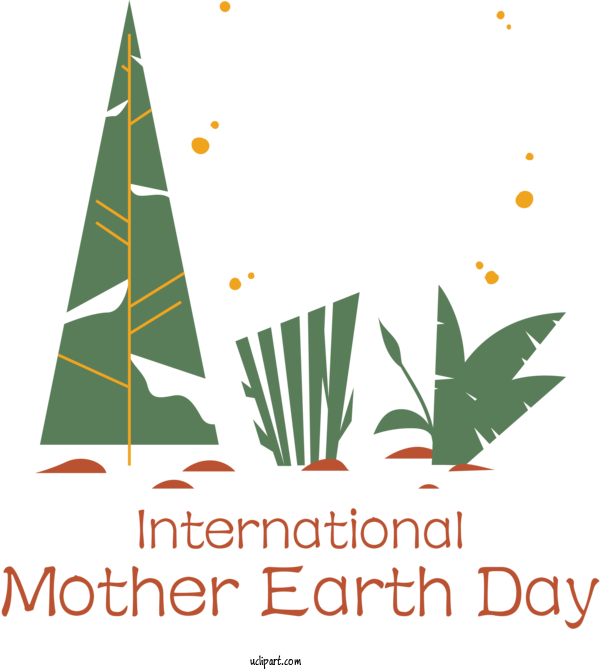 Free Holidays Christmas Tree Leaf Tree For International Mother Earth Day Clipart Transparent Background
