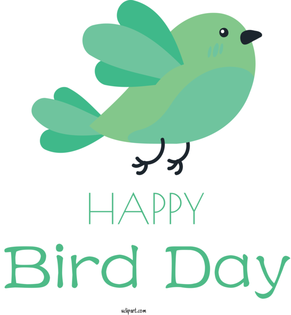 Free Holidays Birds Meter Logo For International Bird Day Clipart Transparent Background