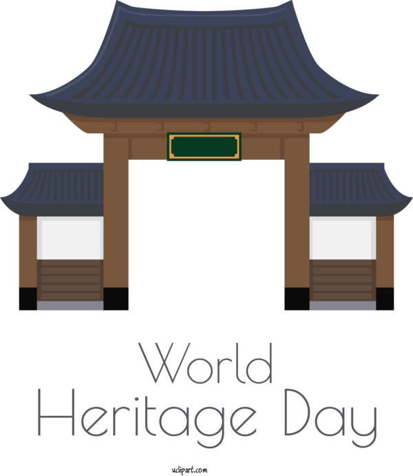 Free Holidays Design Façade Line For World Heritage Day Clipart Transparent Background