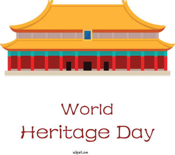 Free Holidays Chinese Architecture Façade Line For World Heritage Day Clipart Transparent Background
