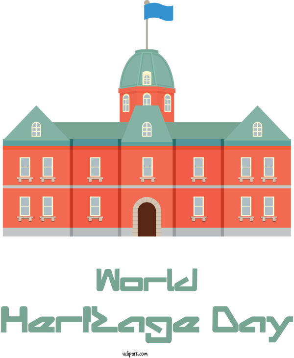 Free Holidays Façade Line Meter For World Heritage Day Clipart Transparent Background