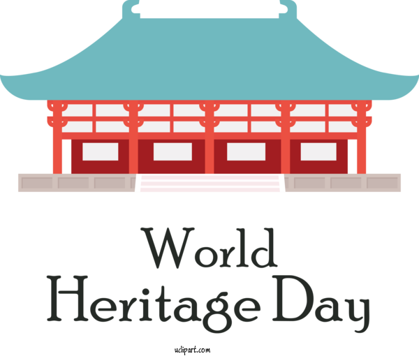 Free Holidays Logo Design Furniture For World Heritage Day Clipart Transparent Background