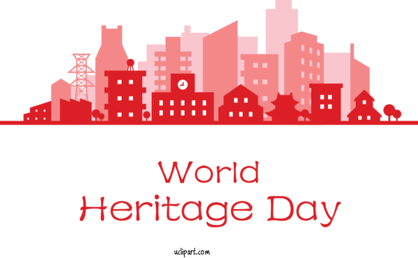 Free Holidays Logo Font Line For World Heritage Day Clipart Transparent Background