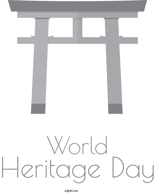 Free Holidays Logo Font Diagram For World Heritage Day Clipart Transparent Background