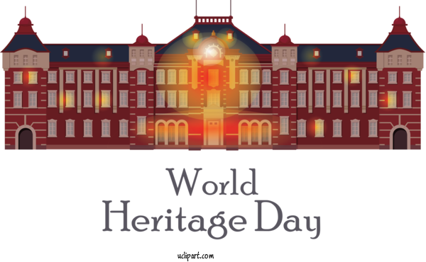Free Holidays Façade  Property For World Heritage Day Clipart Transparent Background