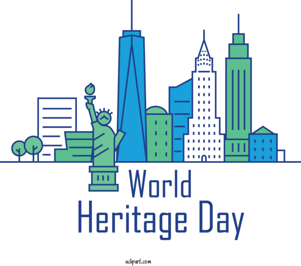 Free Holidays Logo Diagram Font For World Heritage Day Clipart Transparent Background